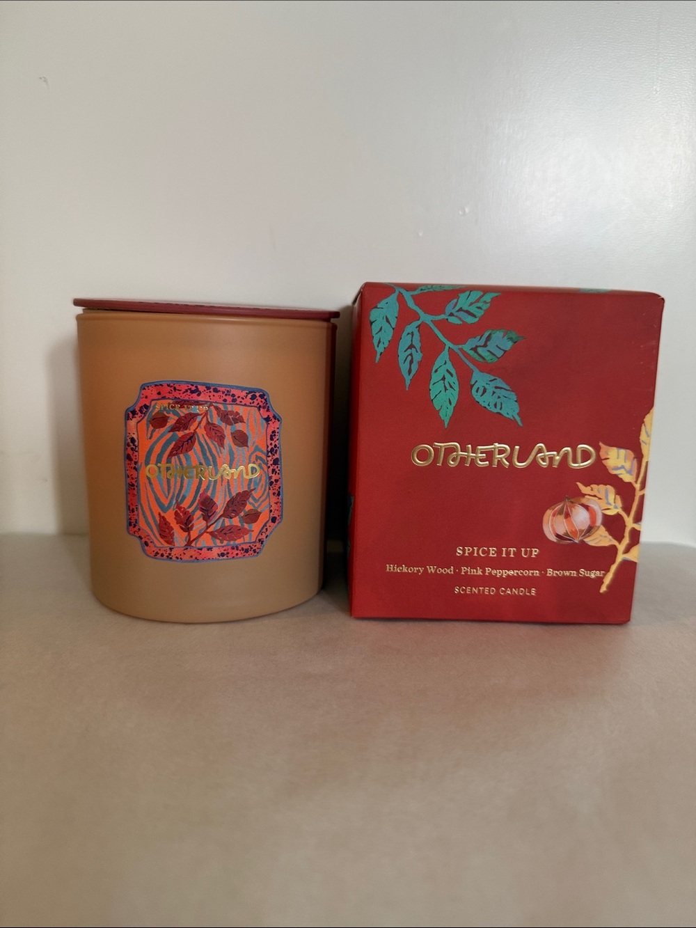 Otherland Spice Coconut & Soy Wax Candle, Vegan Candle, Durable, Brown, 8 Ounce